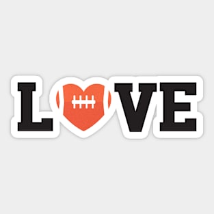 American football lover Sticker